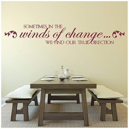 Azutura Winde Der Veranderung Wandtattoo Inspirierend Zitat Wand