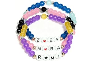 3-Pack Fan Merch Bracelets, Beaded Friendship Jewelry Set for Cosplay Party, Christmas Birthday Halloween Gifts, Party Favors