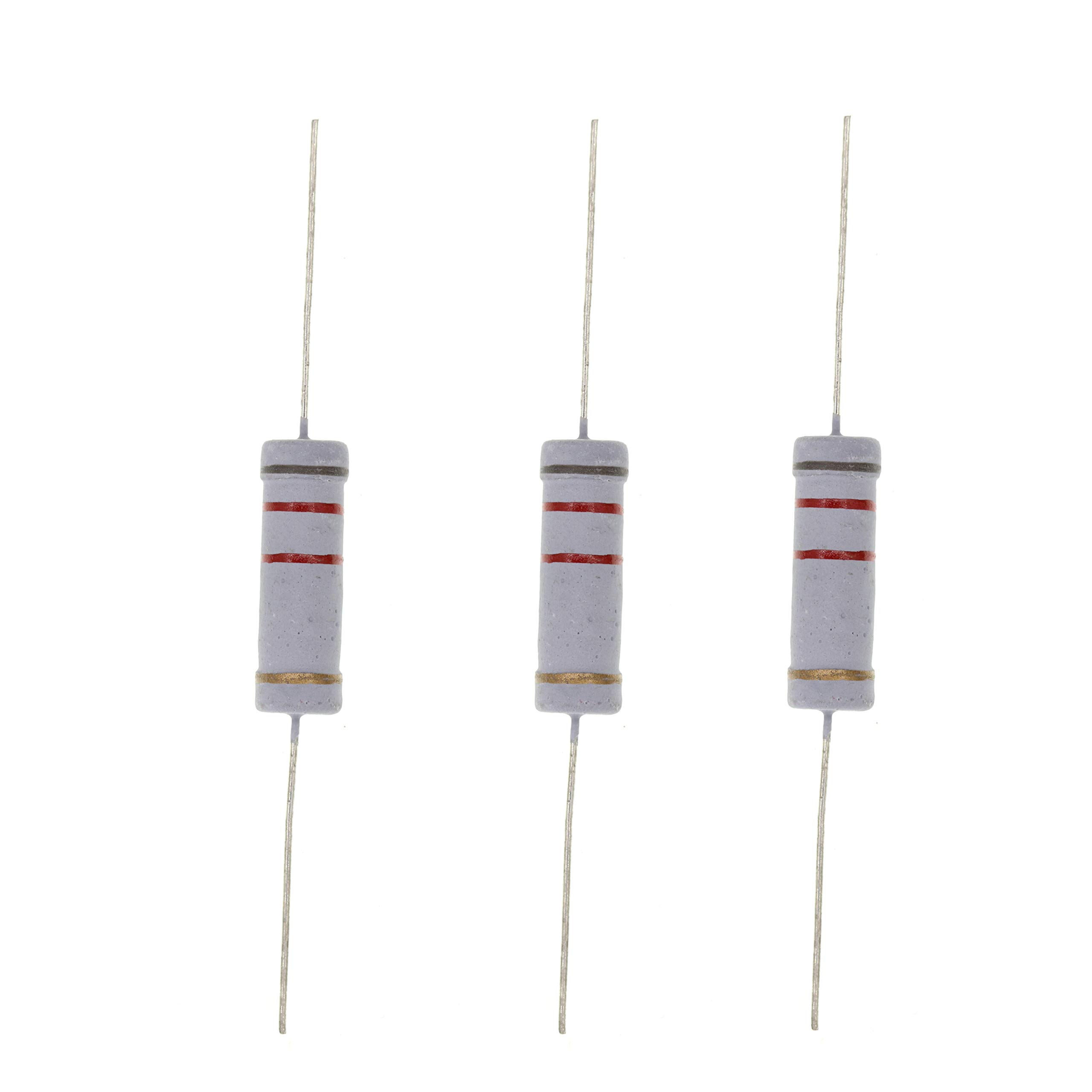 HUABAN 10PCS 5W 5 Watts 8K2 8K2 Ohm 5% Metal Oxide Film Resistor