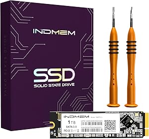 INDMEM SATA SSD 1TB 3D TLC Flash Hard Drive with Tools for MacBook Pro Retina Mid 2012, Late 2012, Early 2013 A1425 (EMC 2557/2672), A1398 (EMC 2512/2673)