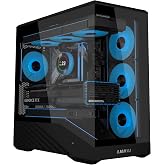 LIAN LI Vector V100 MINI Micro-ATX PC Case, Black, No Fans (V100MIX) | Compact panoramic case for M-ATX, back-connect M-ATX and Mini-ITX, with 415mm GPU and top 360mm radiator support.