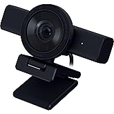 Cámara web para streaming Razer Kiyo V2: 4K 30 FPS, 1080p 60 FPS - Encuadre automático con IA - Micrófono incorporado - Lente