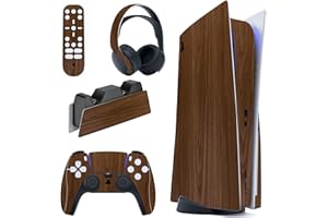 PlayVital for ps5 Skin - Disc Edition Full Set Vinyl Decal Sticker, Cover Skin Accessories for ps5 Controller & Charging Stat