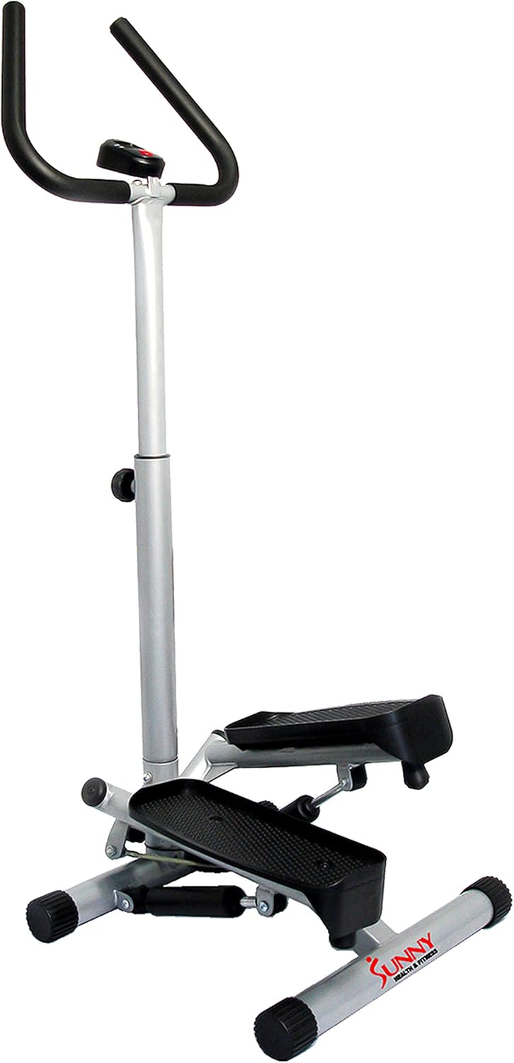 Sunny Health & Fitness Twist Stepper Step Machine w/Handle Bar and LCD Monitor - NO. 059 : Step Machines : Sports & Outdoors