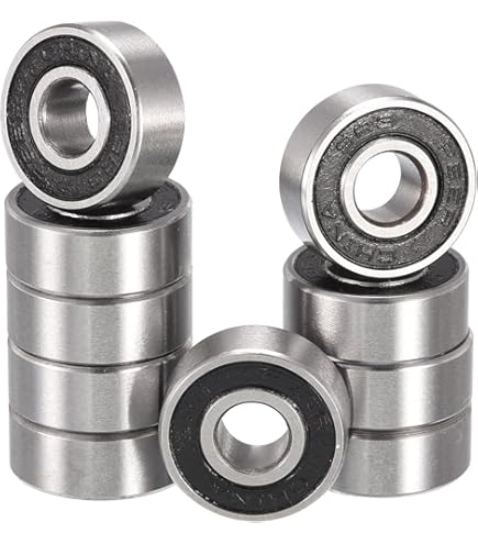 HiPicco FR168ZZ Lot De 10 Roulements à Billes à Bride ID 0,6