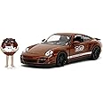 M&M's 1:24 Porsche 911 Turbo Die-Cast Car & 2.75" Brown Figure, Toys for Kids and Adults