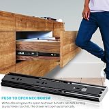 YENUO Push to Open Drawer Runners 400mm Full Extension 45kg Pair view 6