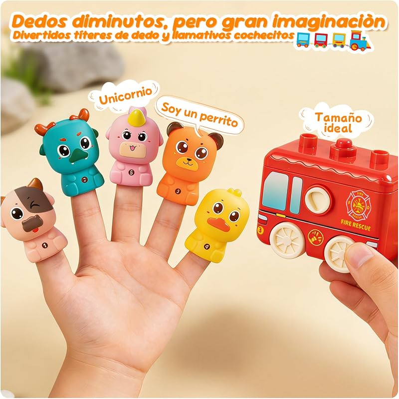 Juguete Educativo Tren Montessori para 2 Años