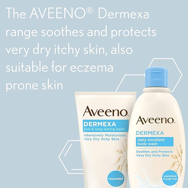 AVEENO DERMEXA FAST AND LONG LASTING BALM, INTENSELY MOISTURISES AND SOOTHES, FOR VERY DRY ITCHY ALSO ECZEMA PRONE SKIN, 75 ML (PACK OF 1)