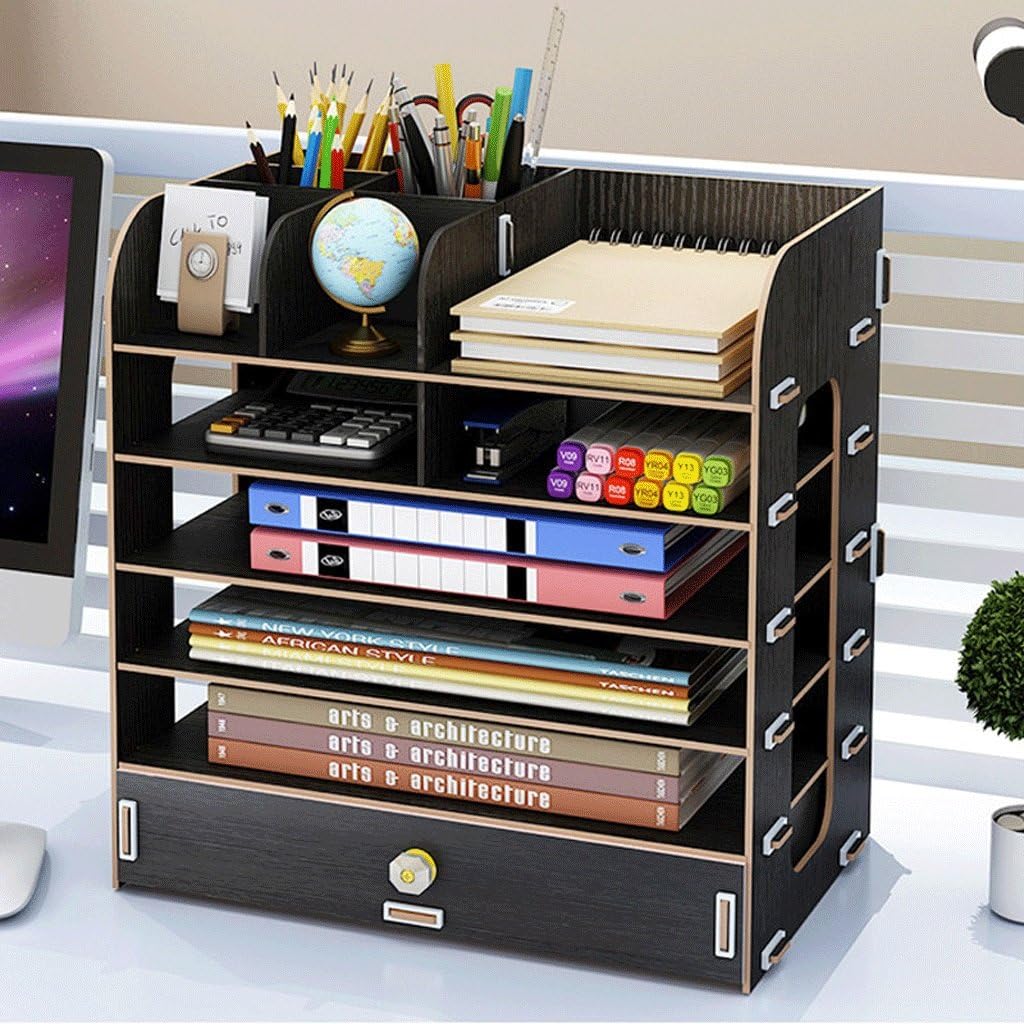 DEI QI Desk File Organiser Office Storage Box Desktop File Storage Rack