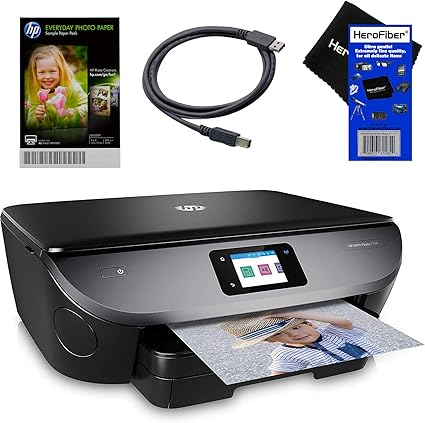 Amazon Co Jp Hp ワイヤレス オールインワン プリンター Envy 71 インクジェットwi Fiプリンター スキャナー コピー機 インクカートリッジ オプションのインスタントインクサブスクリプション Usbケーブル サンプル写真用紙 Herofiberクロス Hpプリンター用