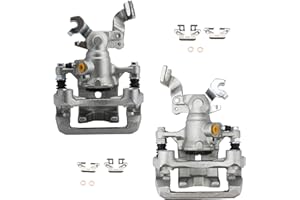 MAYASAF 18B5002 18B5003 Rear Brake Caliper Left +Right Caliper Set with Hardware for Lincoln 2006 Zephyr/ 07-12 MKZ, for Ford 06-12 Fusion, 06-13 Mazda 6, 06-11 Mercury Milan