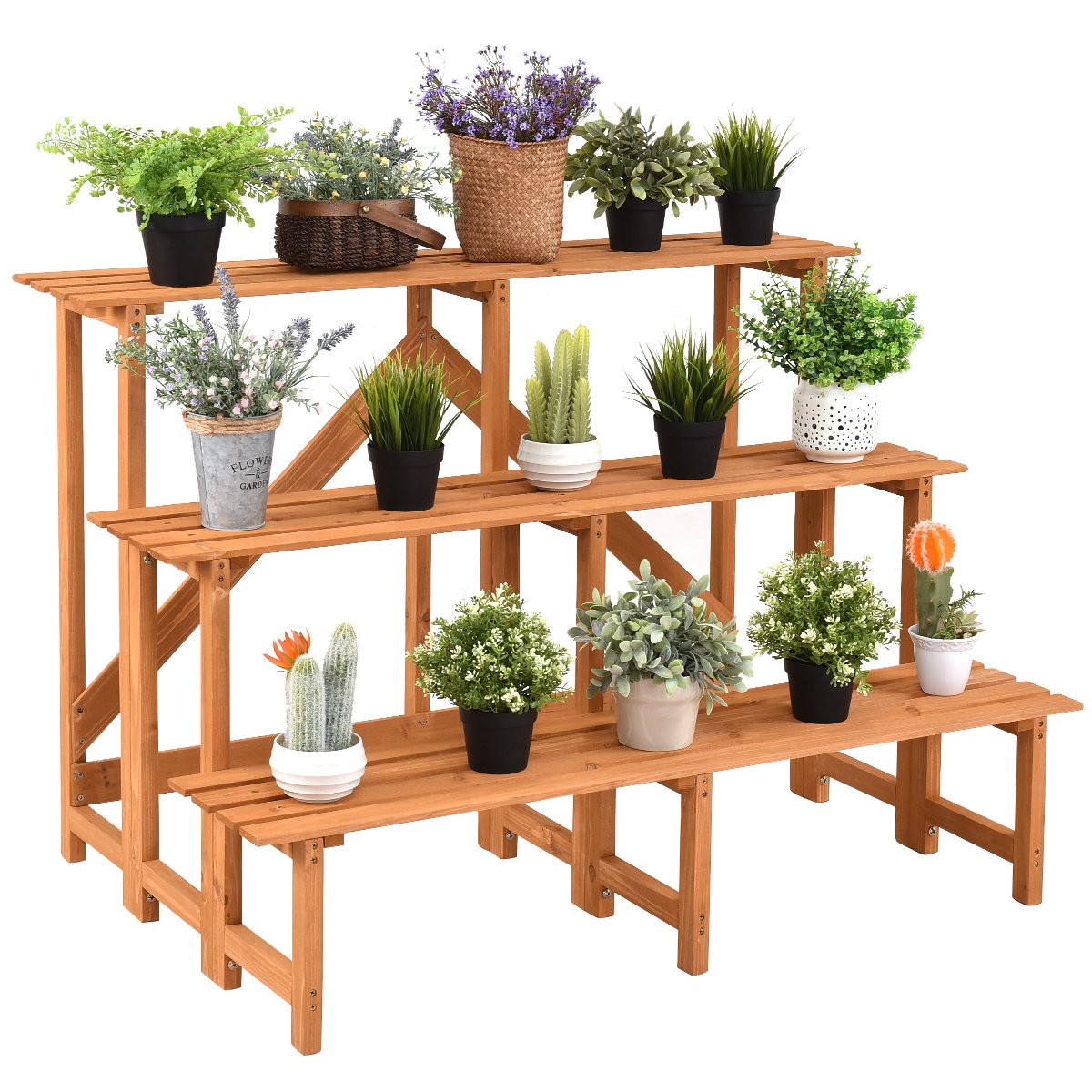 Best 3-tiered plant and flower stand plant flower pot rack