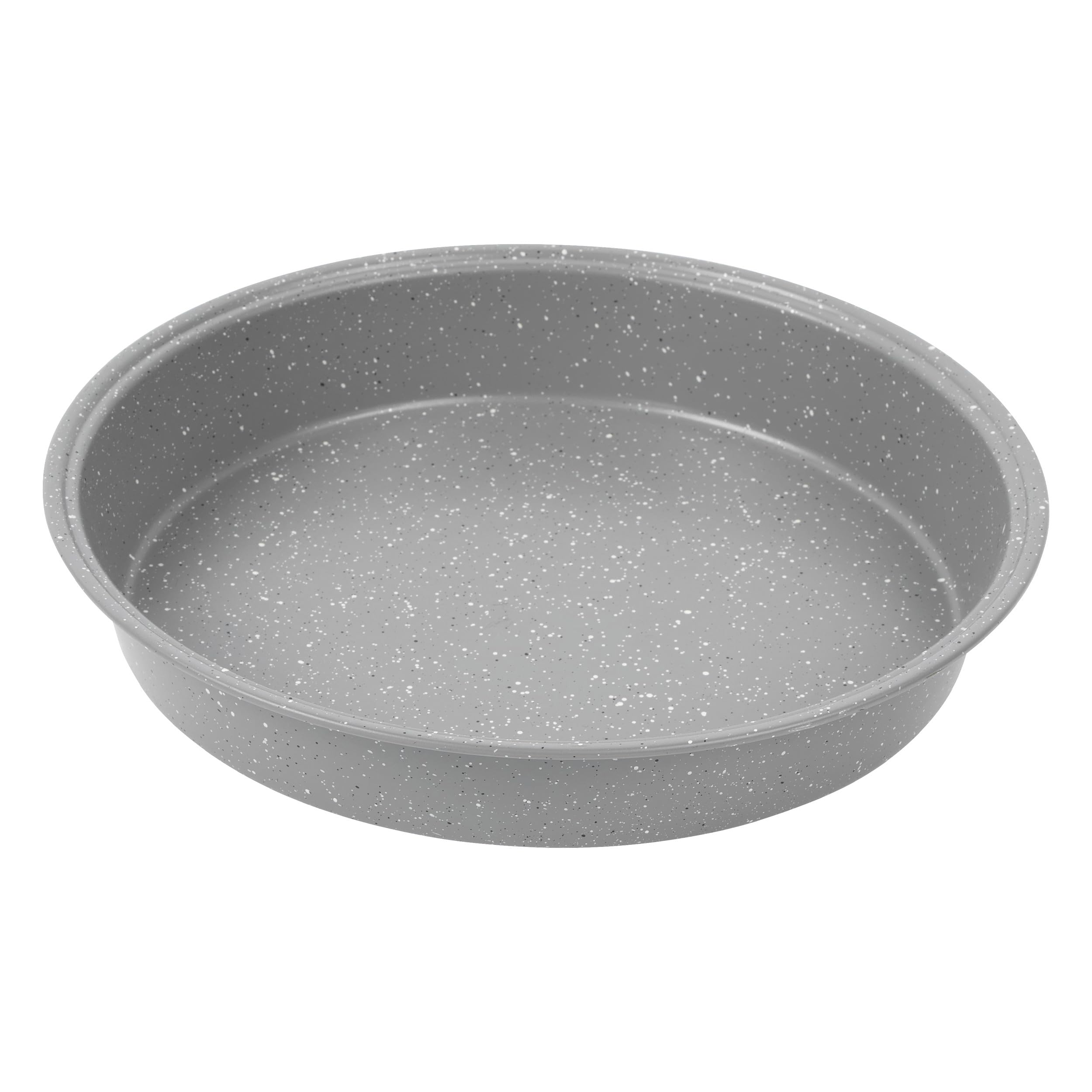 Salter BW02777G Marblestone Round Cake Tin – 24cm Non-Stick Baking Pan, Lightweight & Durable Carbon Steel, Bake Cakes, Sponges, Pies & Cheesecake, Oven Safe Up to 220°C, Easy Clean, Solid Fixed Base — image 1
