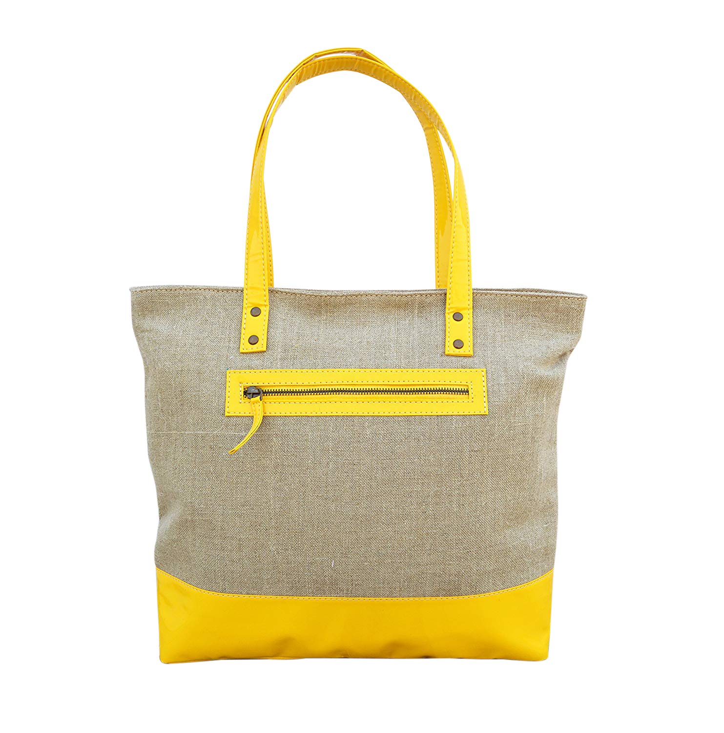 bright yellow bag