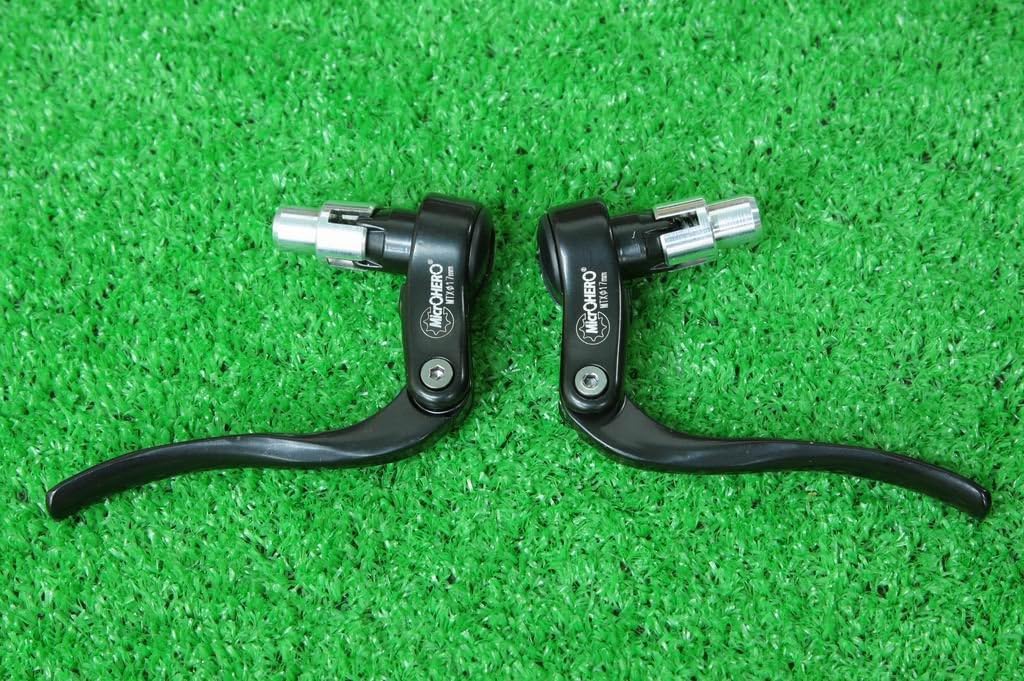 Microhero 軽量 139g ディスクブレーキ Vブレーキ用 ブレーキレバー Mtx 取り付け部外径 約 F17 0mm ブラック Microhero ブレーキレバー Amazon