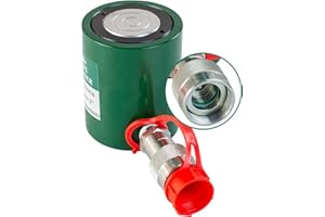 UTZIKO 30 Ton Hydraulic Cylinder Ram Single Acting 2" Inch Stroke 30T Hydraulic Cylinder Jack Lifting Jack Ram Portable Single Acting Lifting Cylinders with 50mm Stroke (30T 2" Stroke)