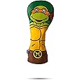 Pins & Aces TMNT Utility Head Cover - Premium, Hand-Made Leather Headcover - Teenage Mutant Ninja Turtle Head, Tour Quality Golf Club Cover - Style and Customize You Golf Bag
