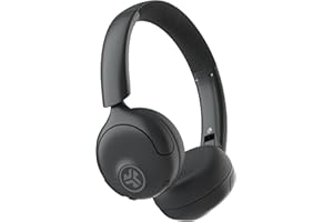 JLab Go Lux ANC Wireless Headphones, Graphite, Hybrid Active Noise Cancelling, Premium On-Ear Bluetooth Headset, Customizable Sound, Be Aware Mode, Cloud Foam Comfort, Multipoint Connection