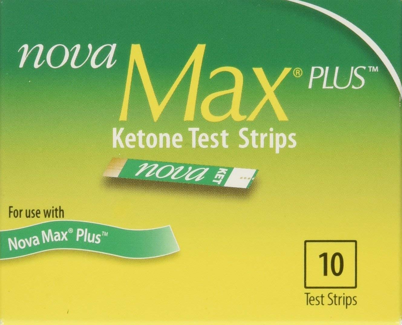 Nova Max Plus Ketone Test Strips Box of 10 Buy Online in UAE. Hpc