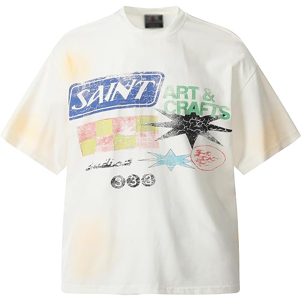 Unisex Short Sleeves Saint Louis Vintage Look T-Shirt Casual Loose