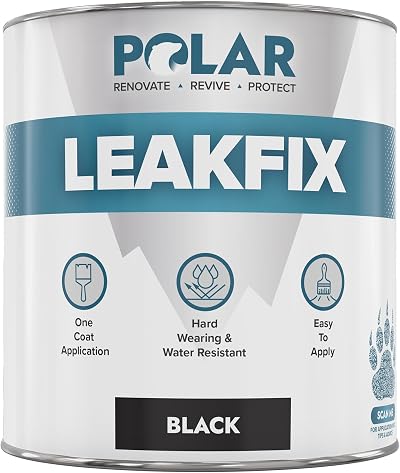 Polar Specialist Coatings Polar Leak Seal Paint 500ml Black Roof Sealant