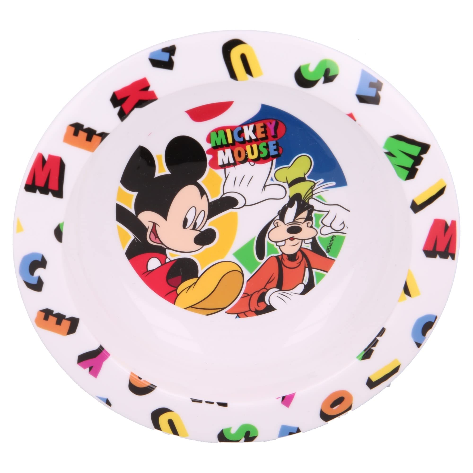 Stor 8412497501465Kids Micro Bowl, Mickey Cool Summer
