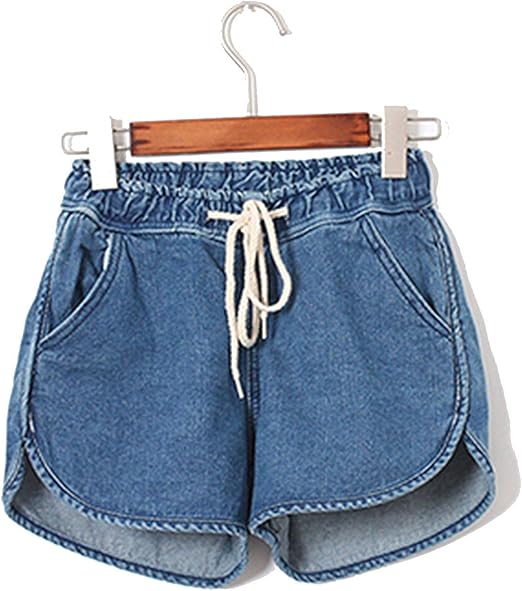ladies short denim shorts