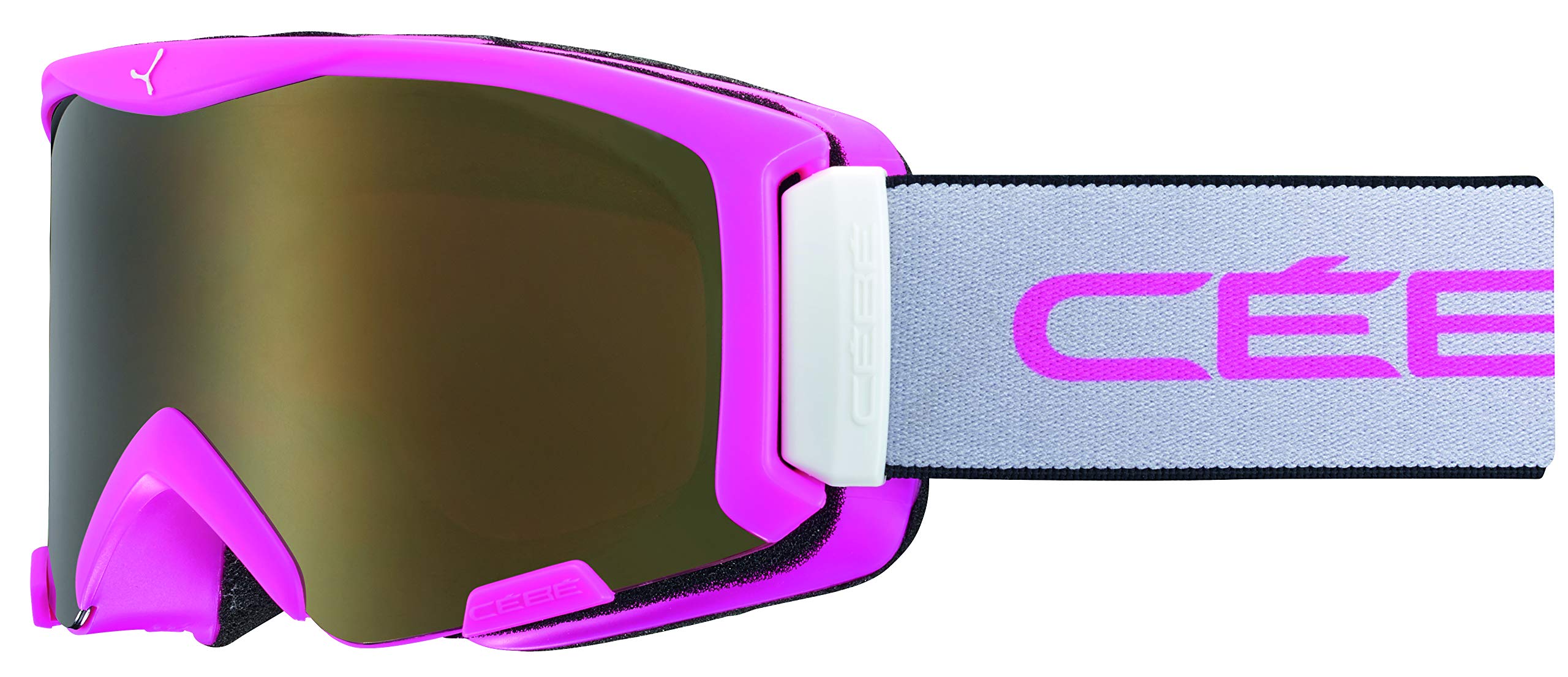 Cébé Super Bionic Unisex Children's Ski Mask, Pink Grey Matt, S