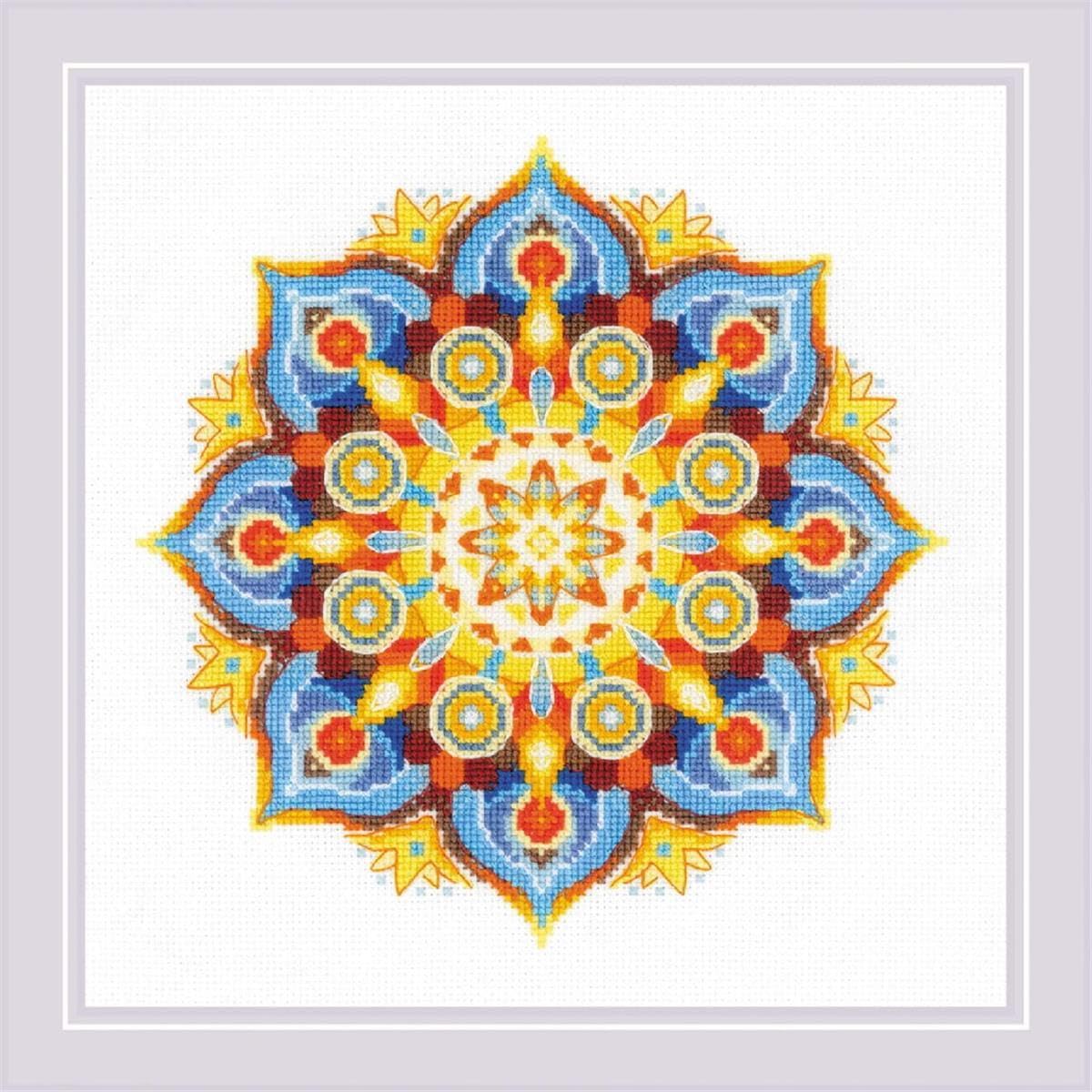 Riolis 1963 Counted Cross Stitch Kit, Cotton, Multi-Colour, 20 x 20 cm