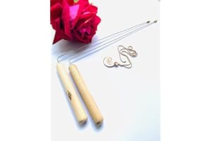 NATURALICA Pair dowsing rods steel Divining Rods Lot of 2 Dowser rods Wood Handles Bio location Spirit Hunter Dowse Rod