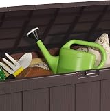 Keter Sherwood Outdoor Storage Box Brown 117 x 45 x 57.5 cm 270 L view 7