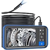 50ft Sewer Camera, Teslong 1080P Drain Plumbing Snake Inspection Camera with Light, 50 ft Flexible Borescope Endoscope Duct Fiber Optic Scope Cam