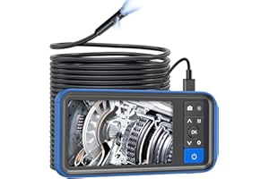 50ft Sewer Camera, Teslong 1080P Drain Plumbing Snake Inspection Camera with Light, 50 ft Flexible Borescope Endoscope Duct Fiber Optic Scope Cam