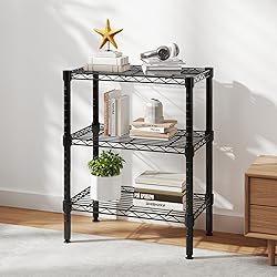 DUMOS 3 Tier Metal Wire Rack Shelf Heavy Duty