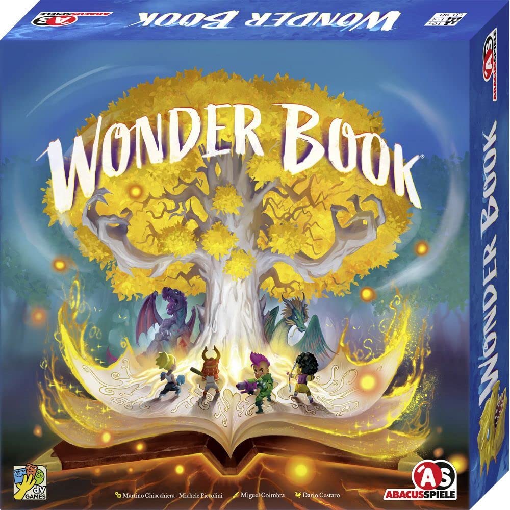 ABACUSSPIELE Wonder Book Pop Up Adventure Playbook for 1-4 Players, Age 8+, Yellow
