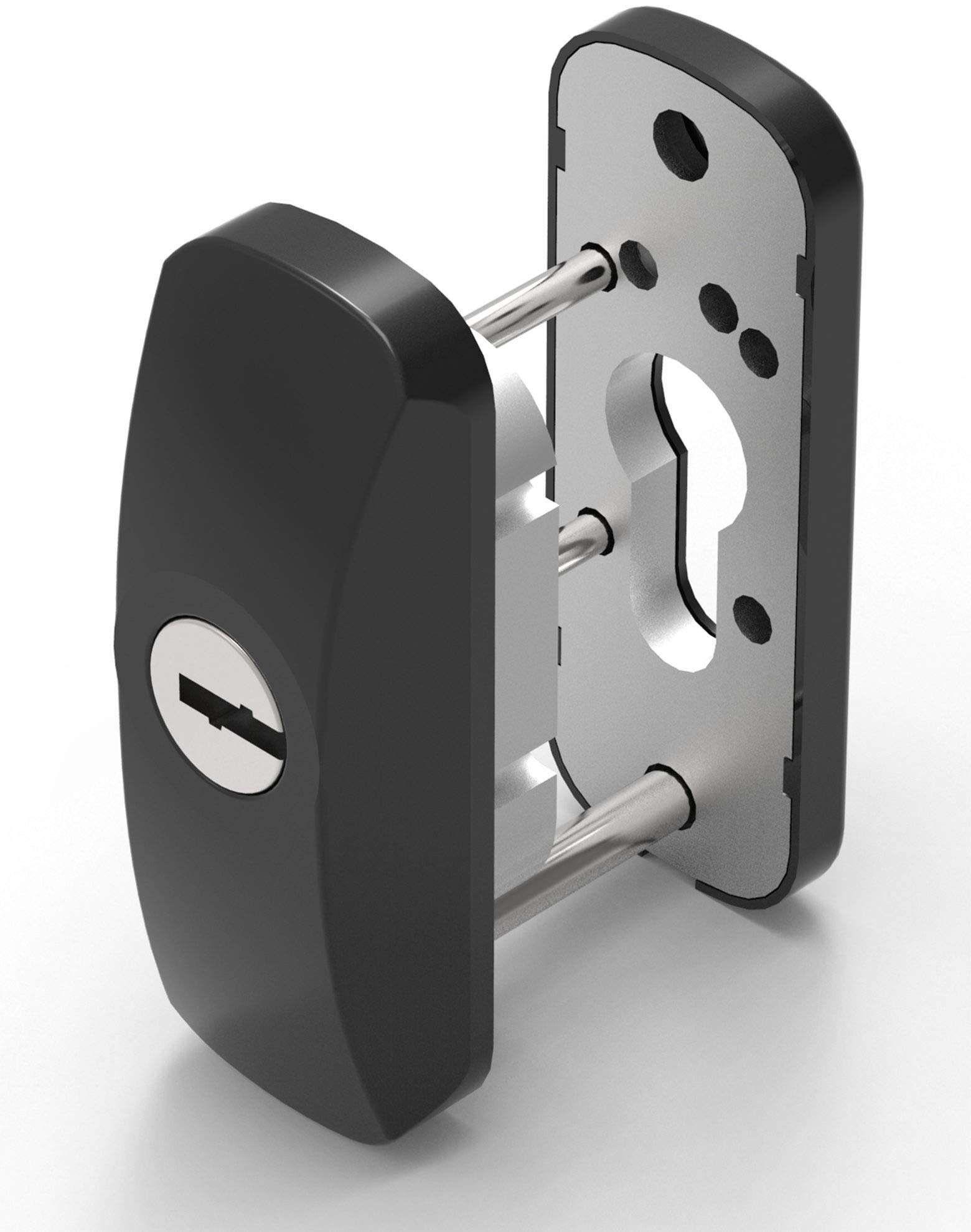 Lince Scutum-Shield High Protection Black-Special for Metal Door, 0
