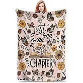 Mahrokh Book Lovers Gifts Blanket, Gifts for Book Lovers Women, Bookish Gifts for Readers, Reading Blanket for Book Lovers, Book Club Gifts, Reading Gifts, Librarian Gifts Blanket 60