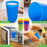 WAIZHIUA 27-Piece 260ml Plastic Cups 9 Colors Reusable Tumblers Set 27 pcs view 5