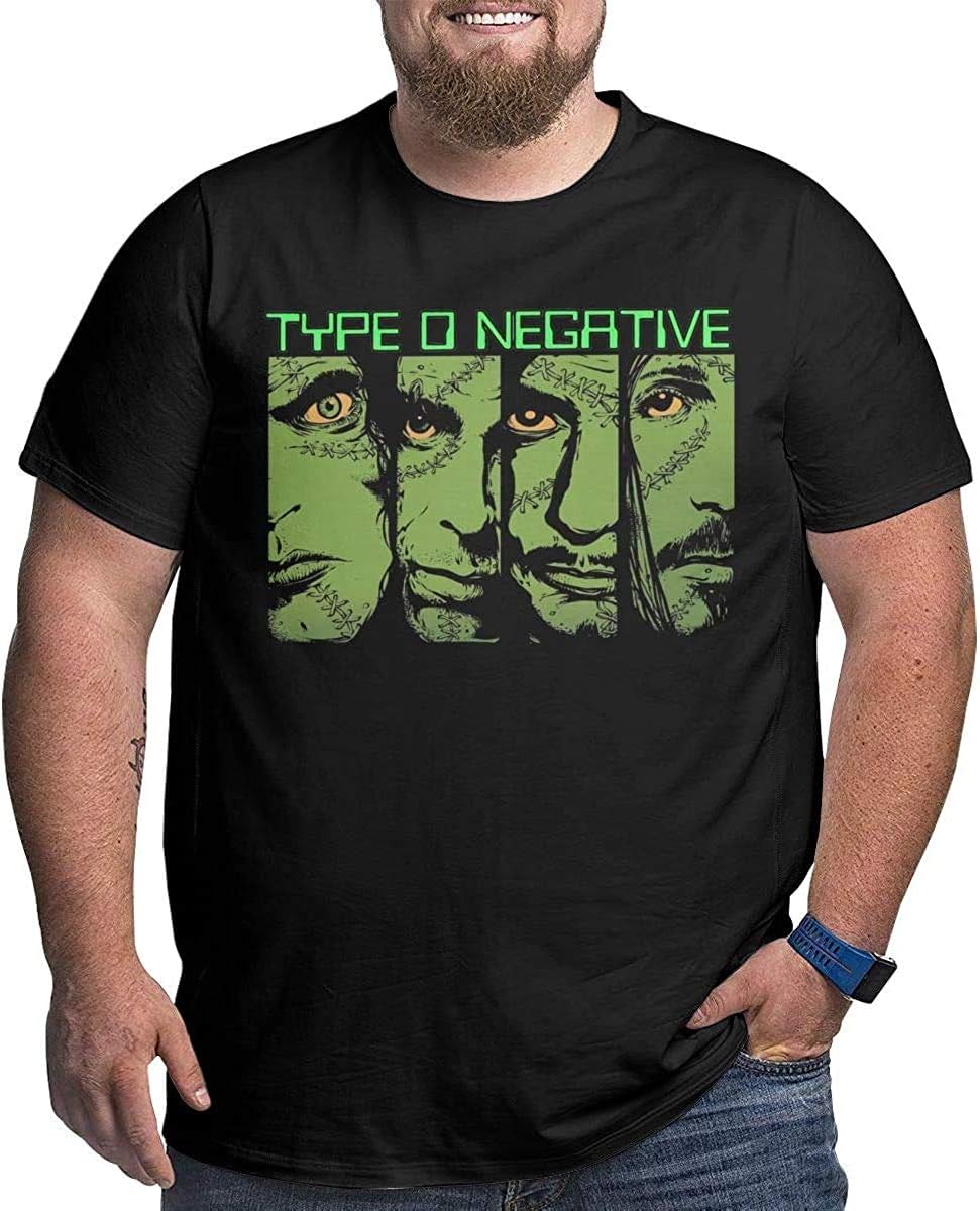 Type O Negative Men T Shirts Plus Size Funny Motion Tee Black