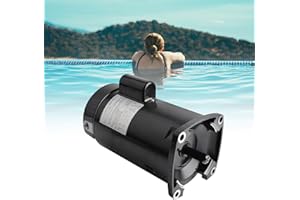 KAVIUS B2854 Pool Pump Motor 1.5 HP Square Flange 56Y Frame 1.1 Service Factor 230/115 Volts 8.0/16.0 Amps Replaces Cen-tury 1-1/2 HP Pool Pump Motor B854 Compatible with Pentair WhisperFlo Pumps Etc
