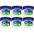 Vaseline Light Hydrating Jelly Aloe Fresh 50 Ml / 1.7 Oz (Pack of 6)