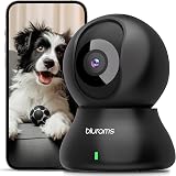 blurams Pet Camera 2K Indoor 360° Night Vision 2.4/5G WiFi Motion Tracking