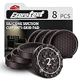 2 Inch Non Slip Furniture Coasters, 8 PCS Round