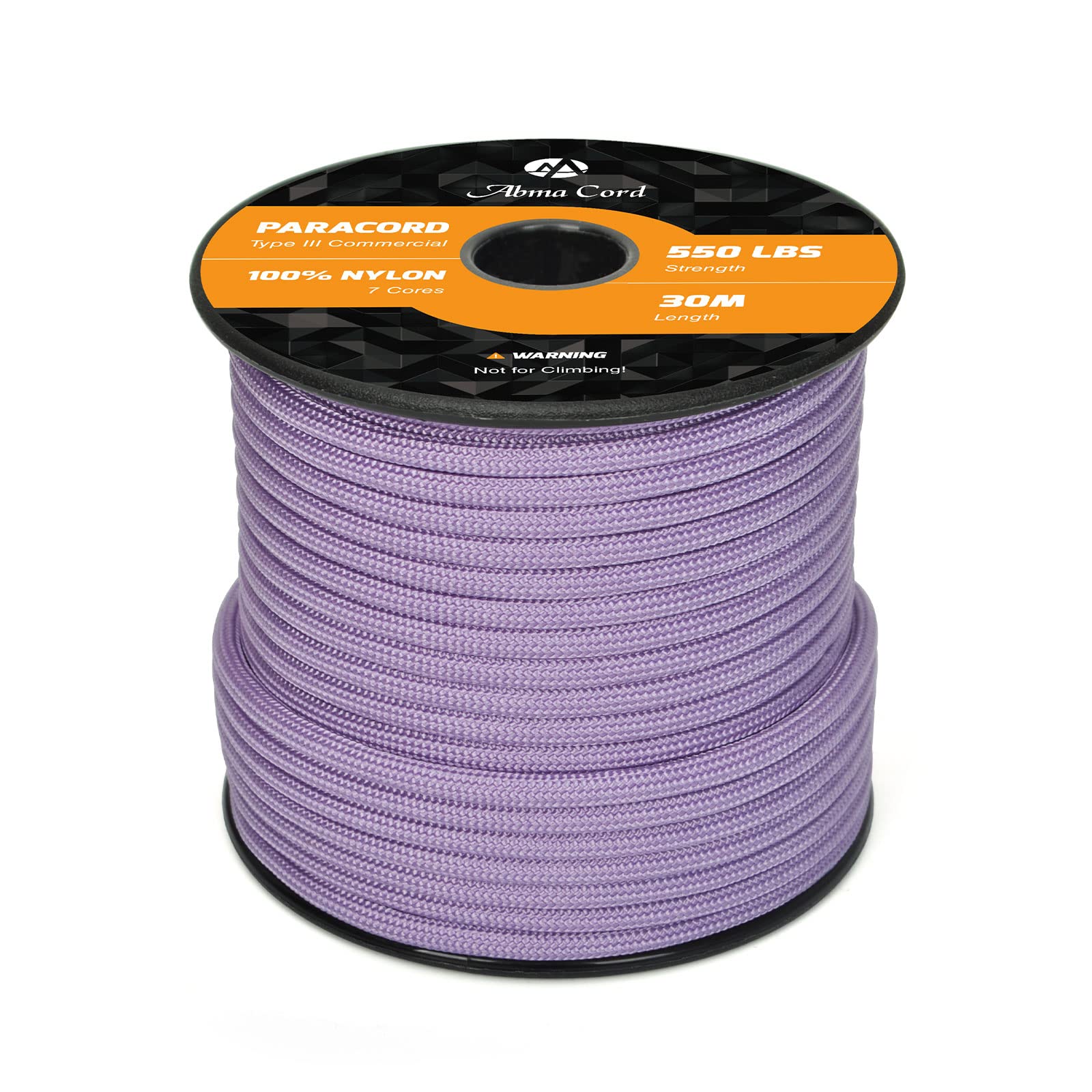 Abma Cord Paracord 550 4mm Nylon Rope Type III 7 Strands Parachute Cord - Max. 250kg (550lbs)