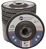 4.5" x 7/8" Premium High Density Jumbo Zirconia Type 29 Flap Disc 40 Grit - 10 Pack
