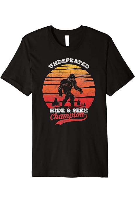 bigfoot hide and seek world champion shirt