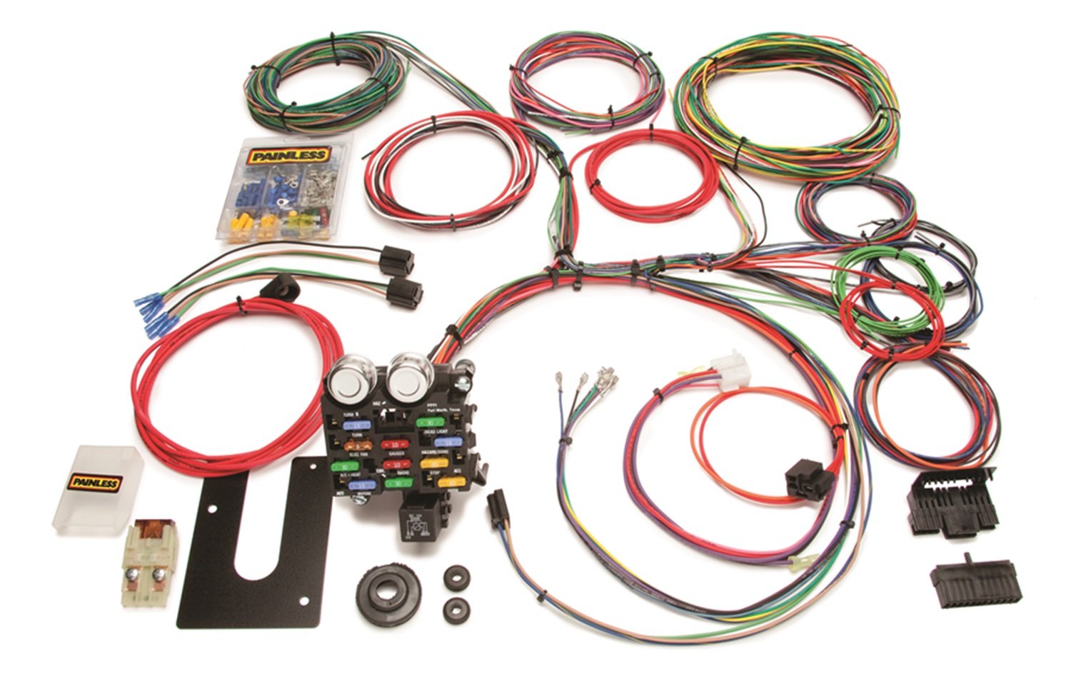 Amazon.com: Painless 10101 12 Circuit Universal Streetrod Harness with GM  Keyed Column: Automotive