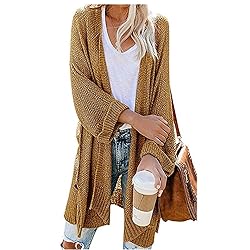 Pullover Sweaters for Women Tunic Cardigan Long