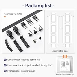 FREDBECK 24X84(Double 12x84) White Bifold Door